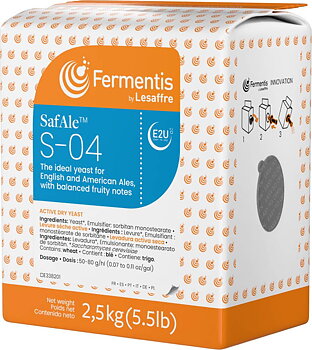 Fermentis SafAle S-04, 2,5 kg