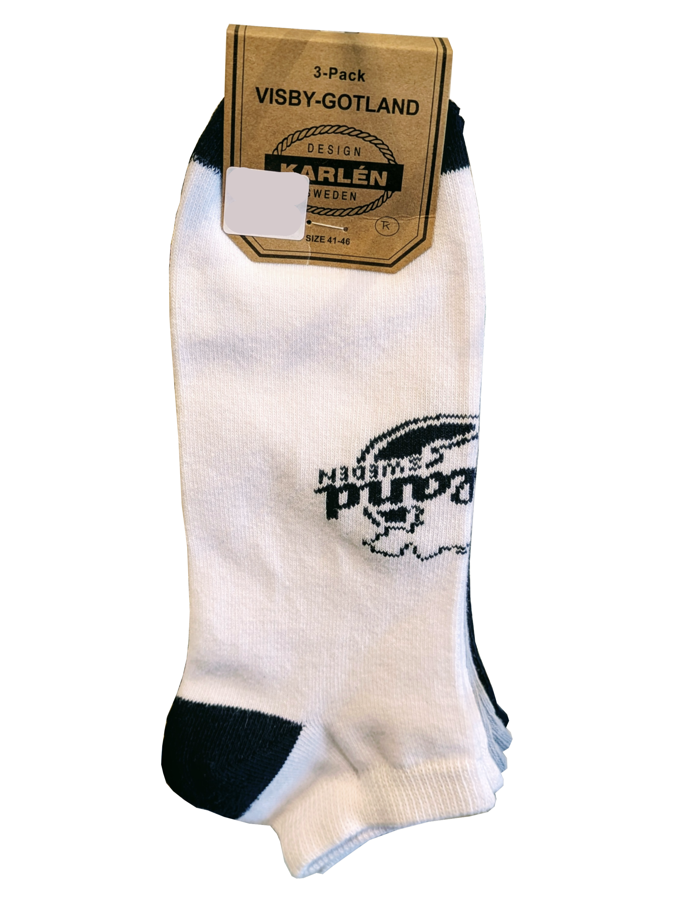 Strumpa Herr Kort 3-Pack Gotland Logo 5st/fp - 2
