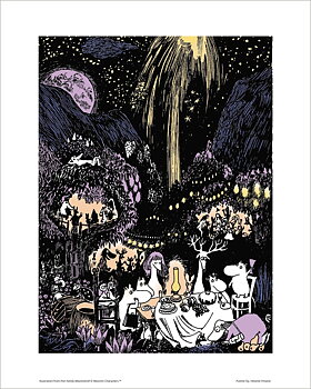 Moomin Poster 24x30 cm - Moomin Party