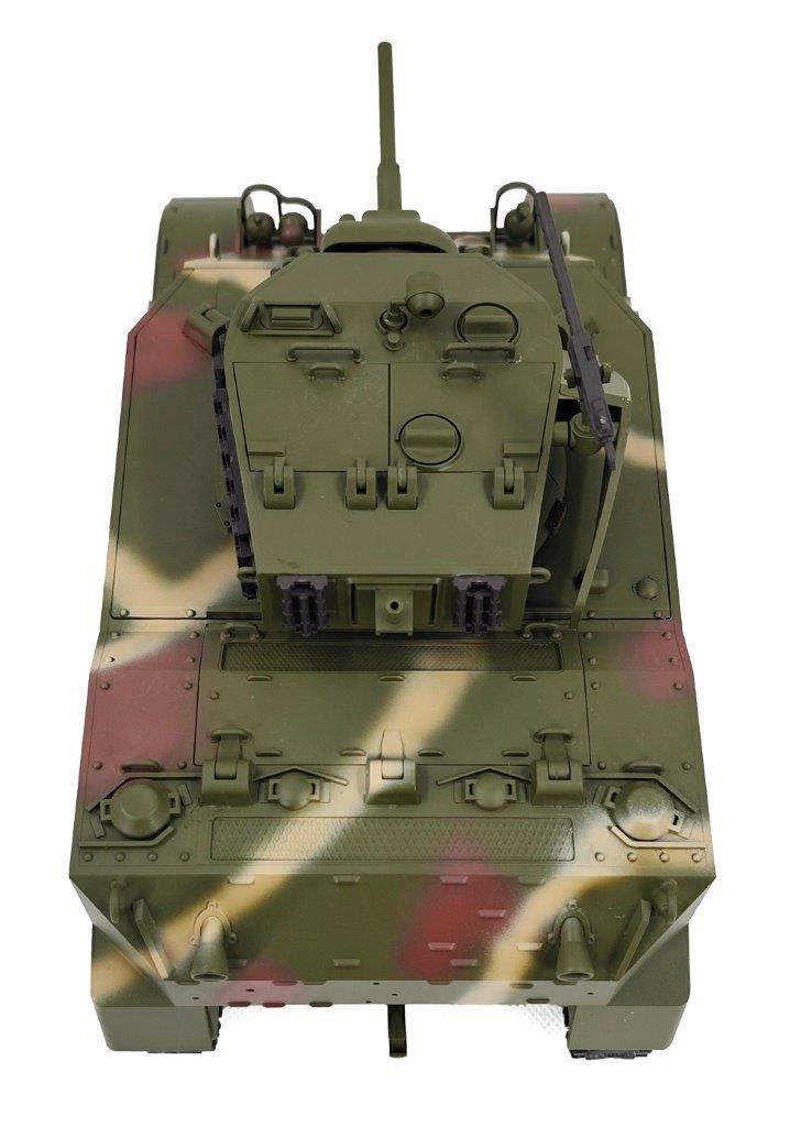 RACENT M5A1 Stuart RC Stridsvagn 1/16 Röd - 5