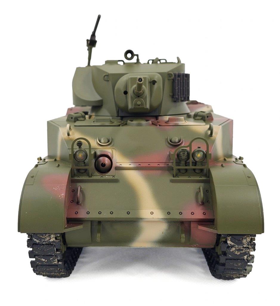 RACENT M5A1 Stuart RC Stridsvagn 1/16 Röd - 8