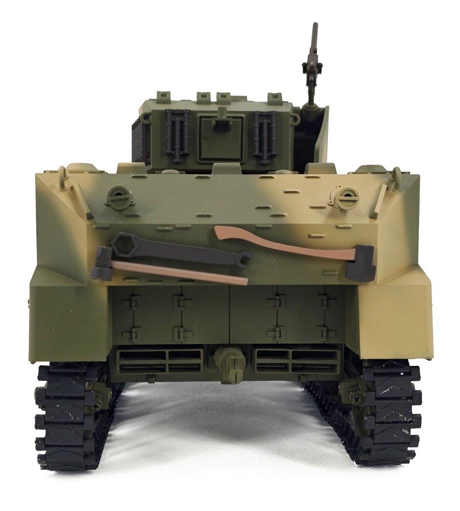 RACENT M5A1 Stuart RC Stridsvagn 1/16 Gul - 6
