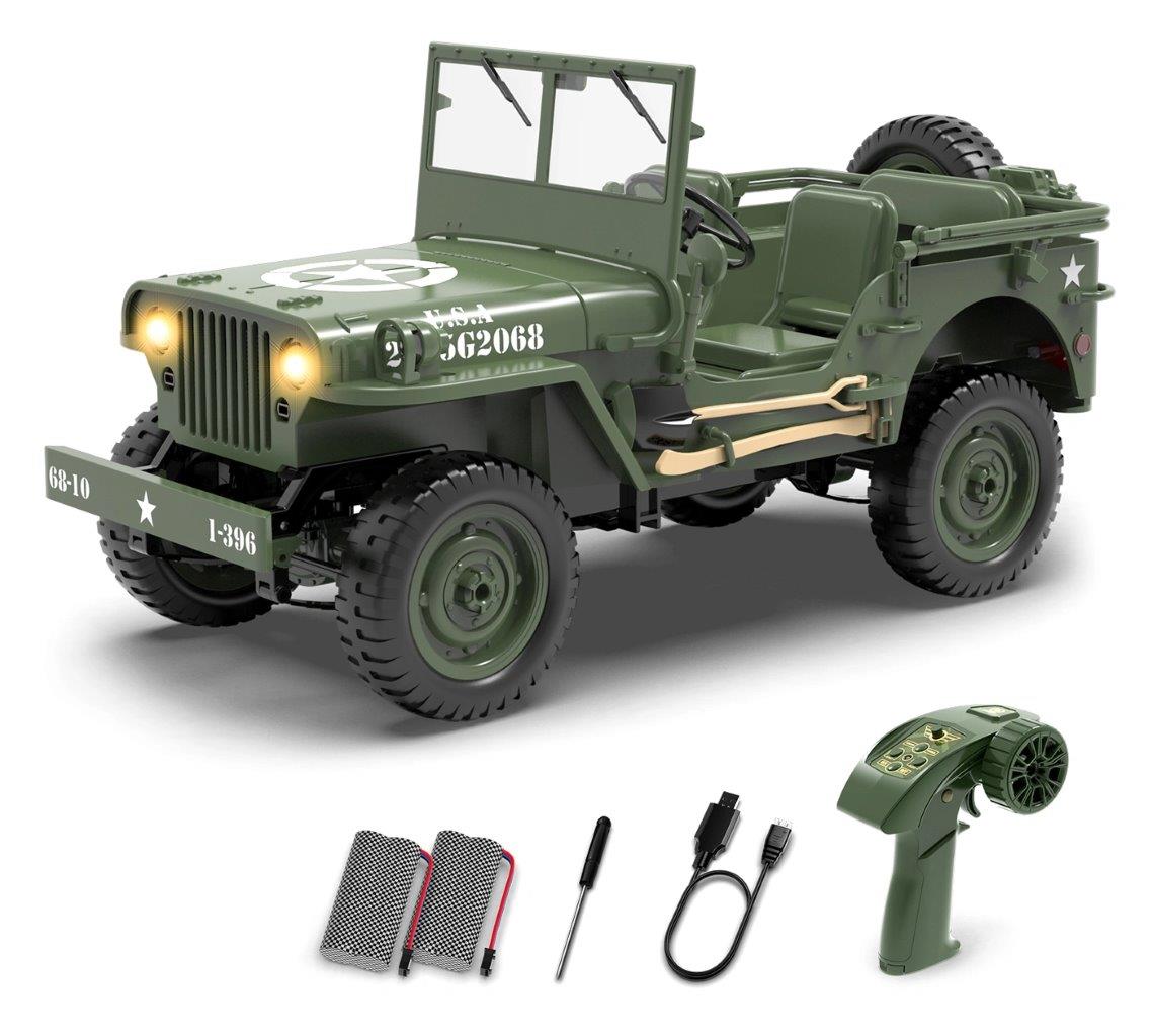 RACENT RC Crawler 1/10 4WD 1941 Willys MB - 2