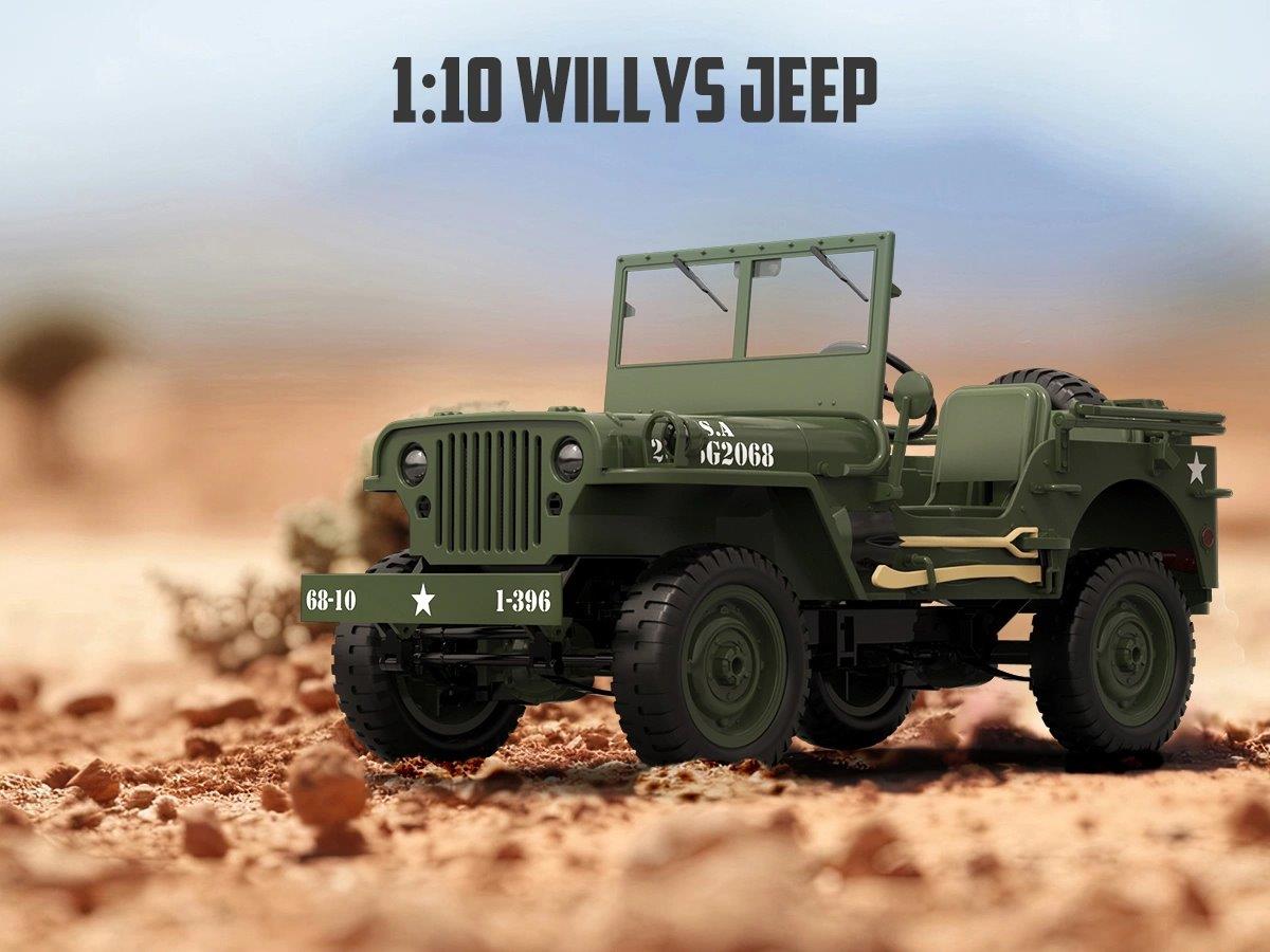 RACENT RC Crawler 1/10 4WD 1941 Willys MB - 11