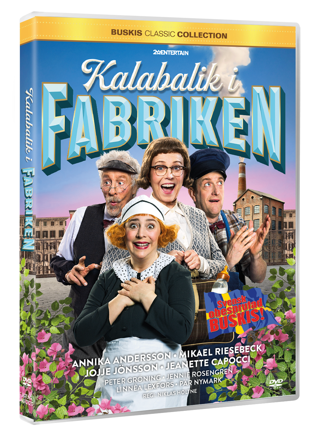 Kalabalik i fabriken