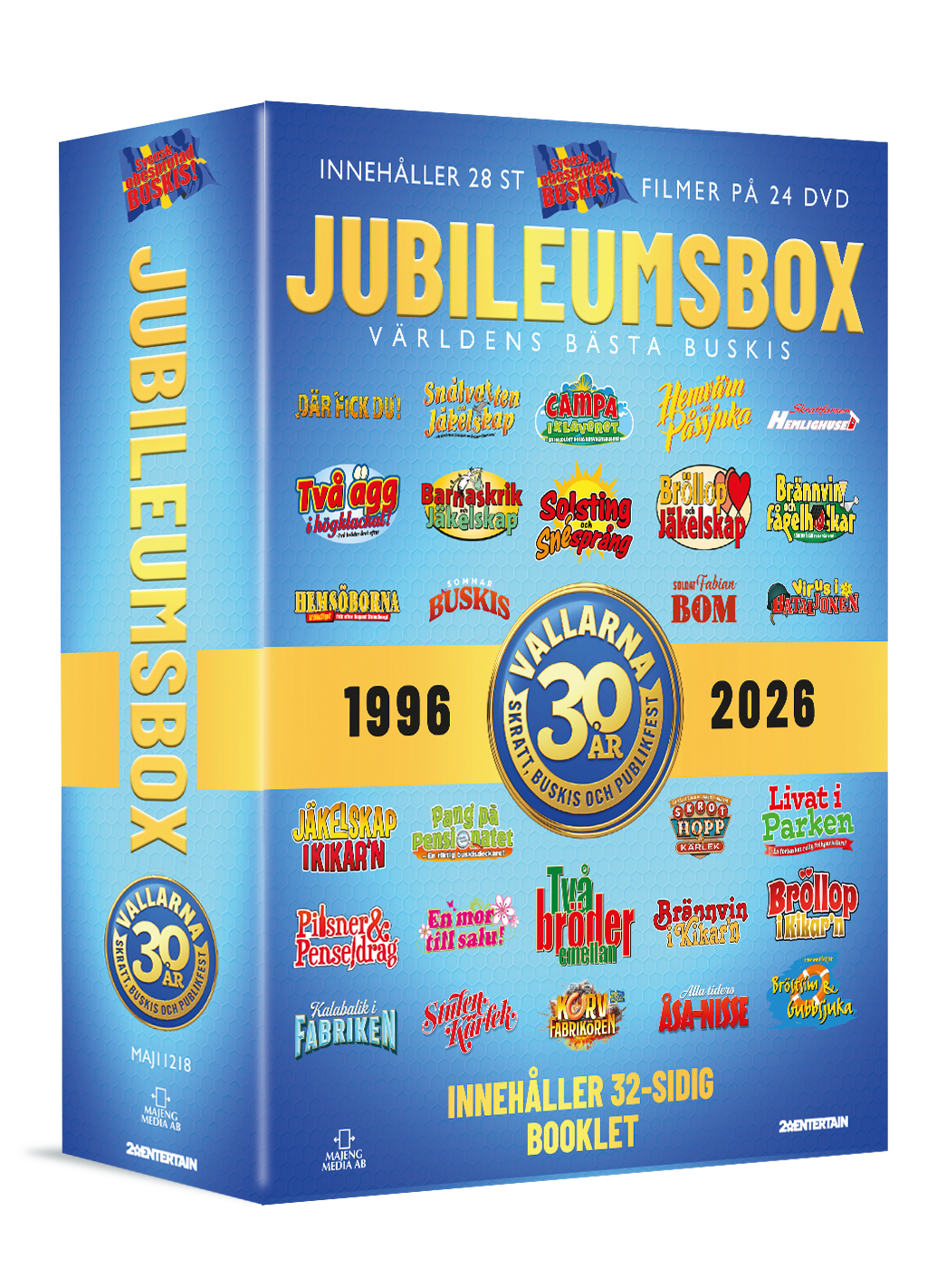 Jubileumsbox - Vallarna 30 år, 32-sidig Booklet