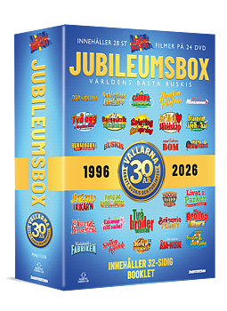 Jubileumsbox DVD - Vallarna 30 år, 32-sidig Booklet - Release 27/4