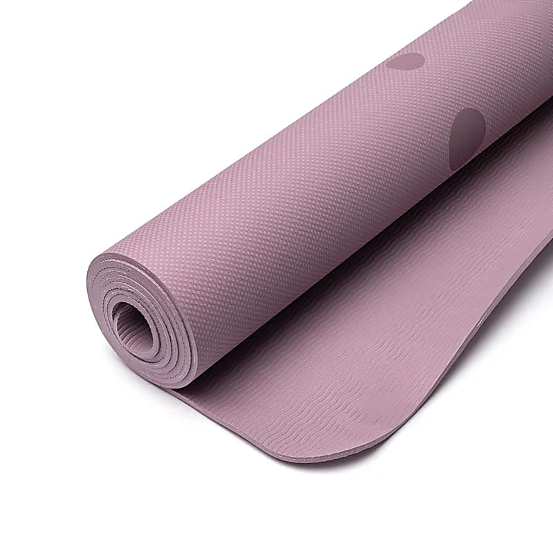 Yogi & Yogini Premium TPE Yoga Matta Livets blomma Lila - 5
