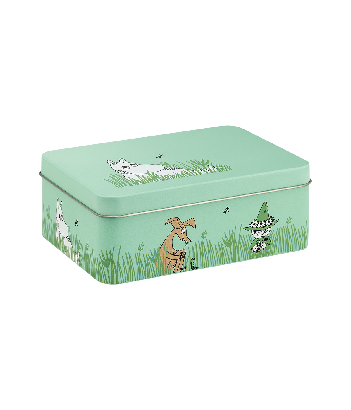 Moomin tin box MOOMINTROLL & SNUFKIN BOYS 14,5 cm