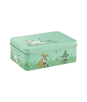 Mumintrollet plåtburk MUMIN & SNUSMUMRIKEN 14,5 cm