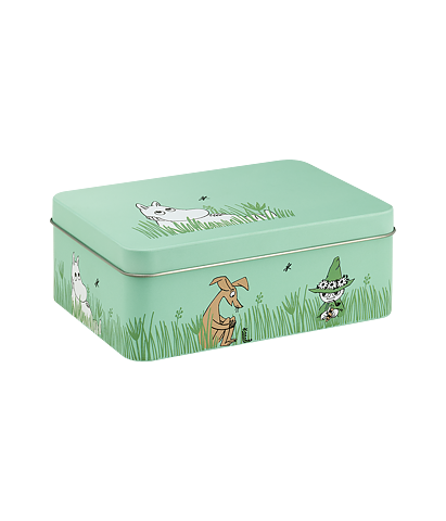 Mumintrollet plåtburk MUMIN & SNUSMUMRIKEN 14,5 cm