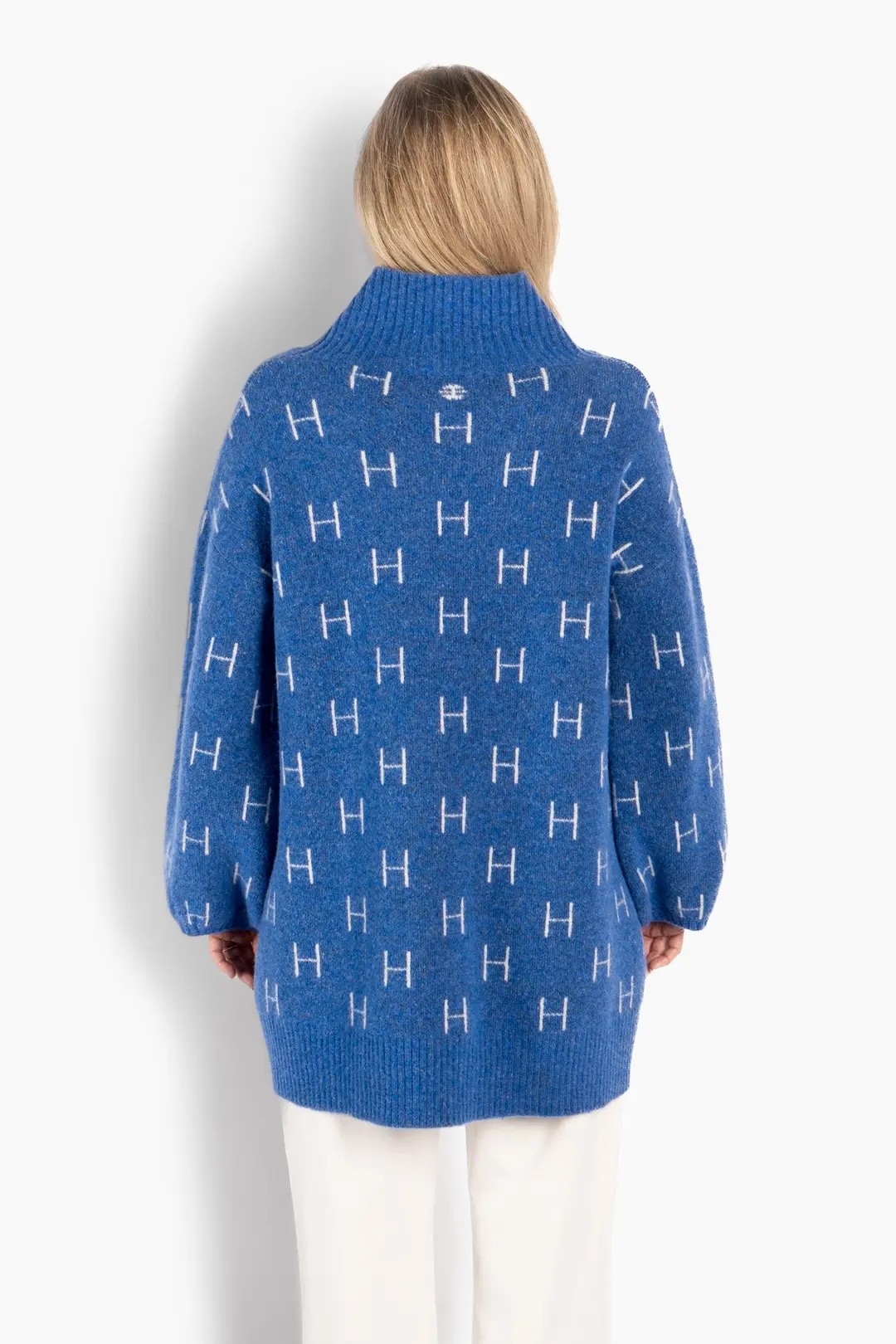 Fam Sweater Long - Blue Yonder - HÉST - 4