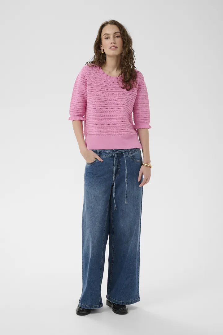 Culture Tella SS Pullover Begonia Pink - 3