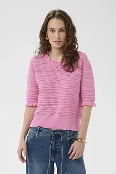 Culture Tella SS Pullover Begonia Pink