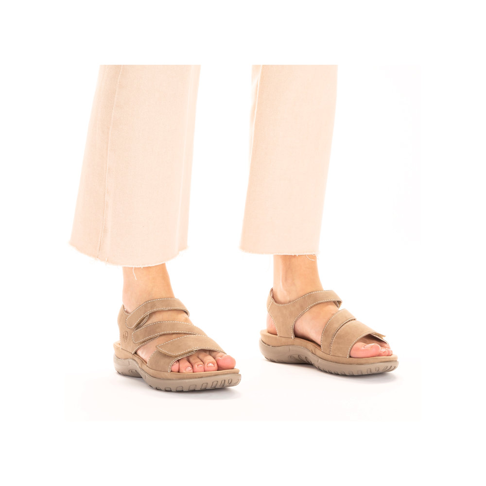 Rieker Damsandal Beige - 11