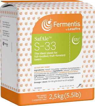 Fermentis SafAle S-33, 2,5 kg