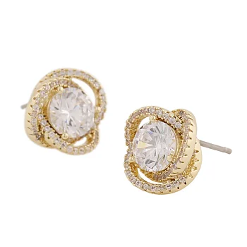 Snö Of Sweden Mona Stone Ear Gold/Clear