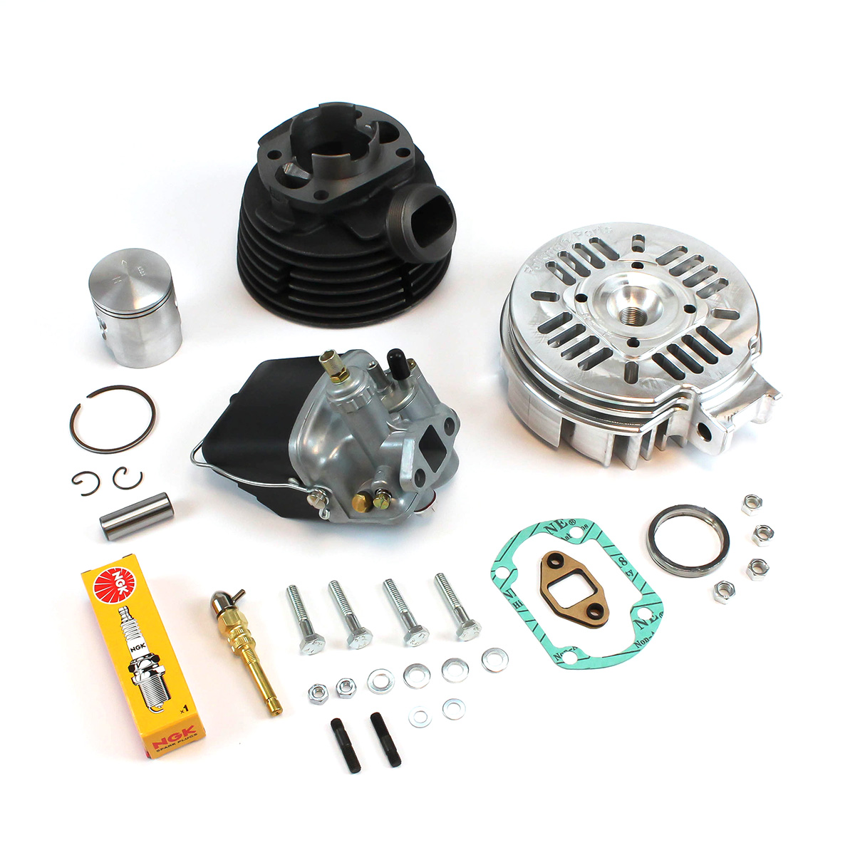Tuning Kit Sachs 60cc, Tivedens Motor S4 Zylinder mit Falkman Racing Aufsatz - 2