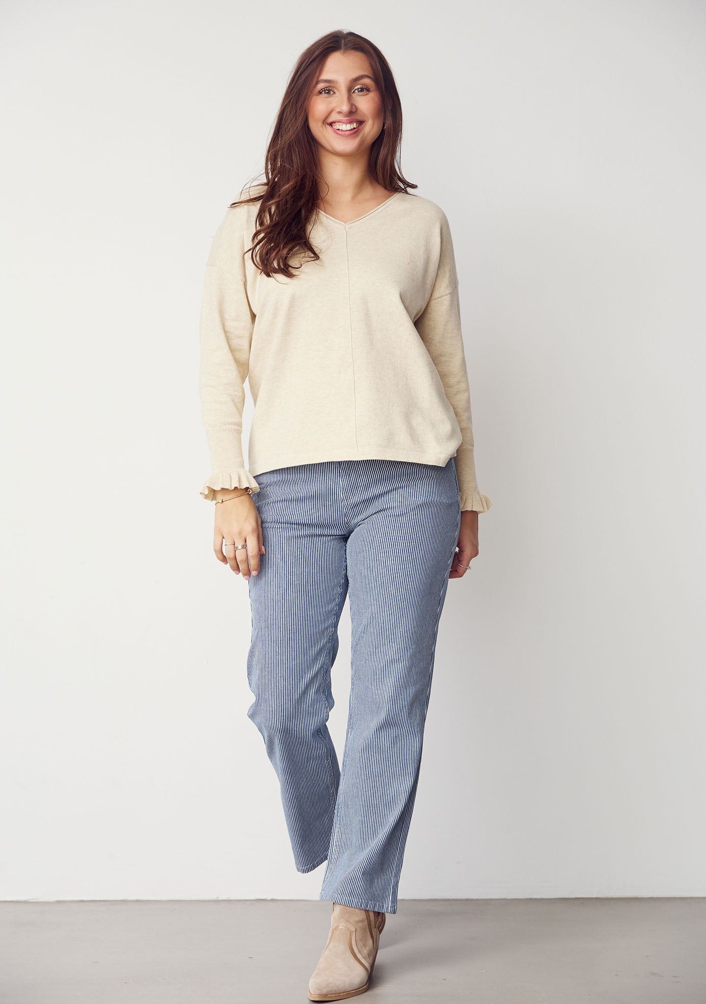 Monza Striped Jeans - Stl. 36 - Isay - 8