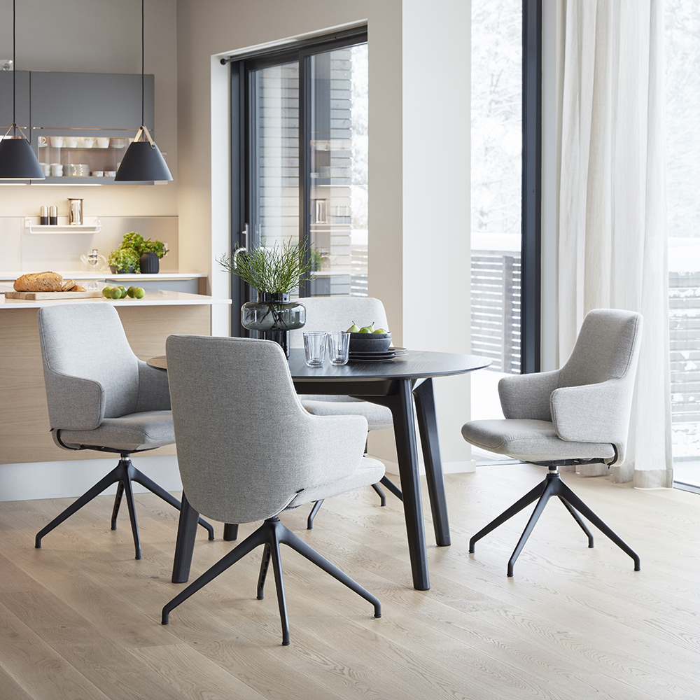 Bordeaux Dining Table round 125 cm (several choices) - Stressless® - 5