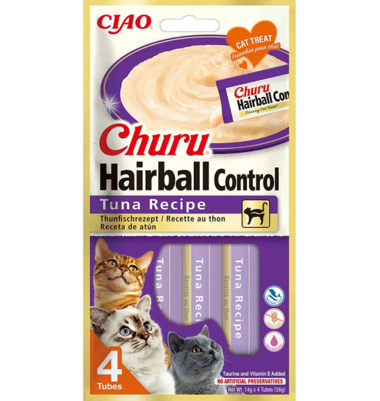 Churu Hairball Control TUNA 4ST
