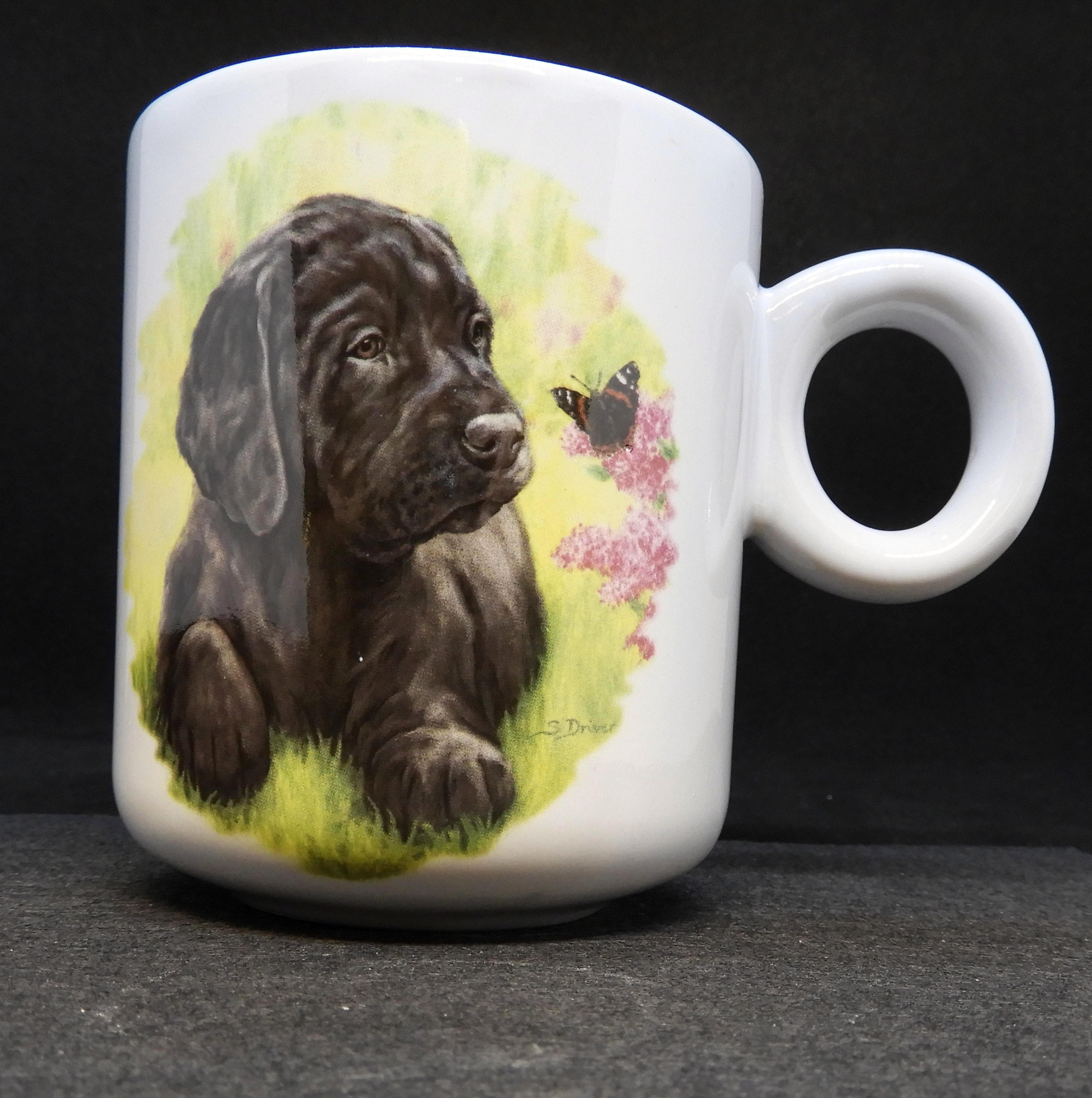 Mugg 26,5 cl med Svart labrador valp