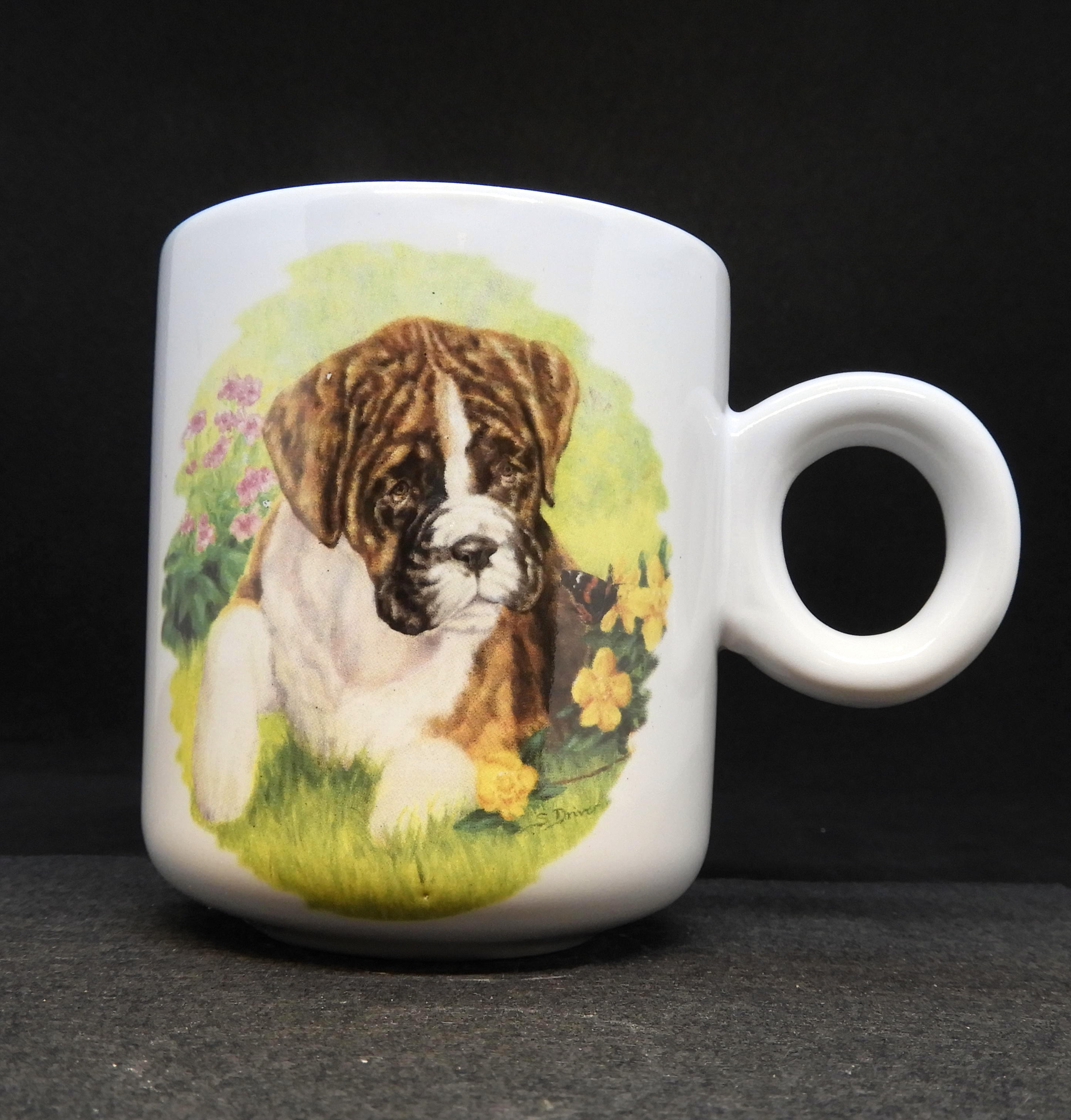 Mugg 26,5 cl med boxer valp