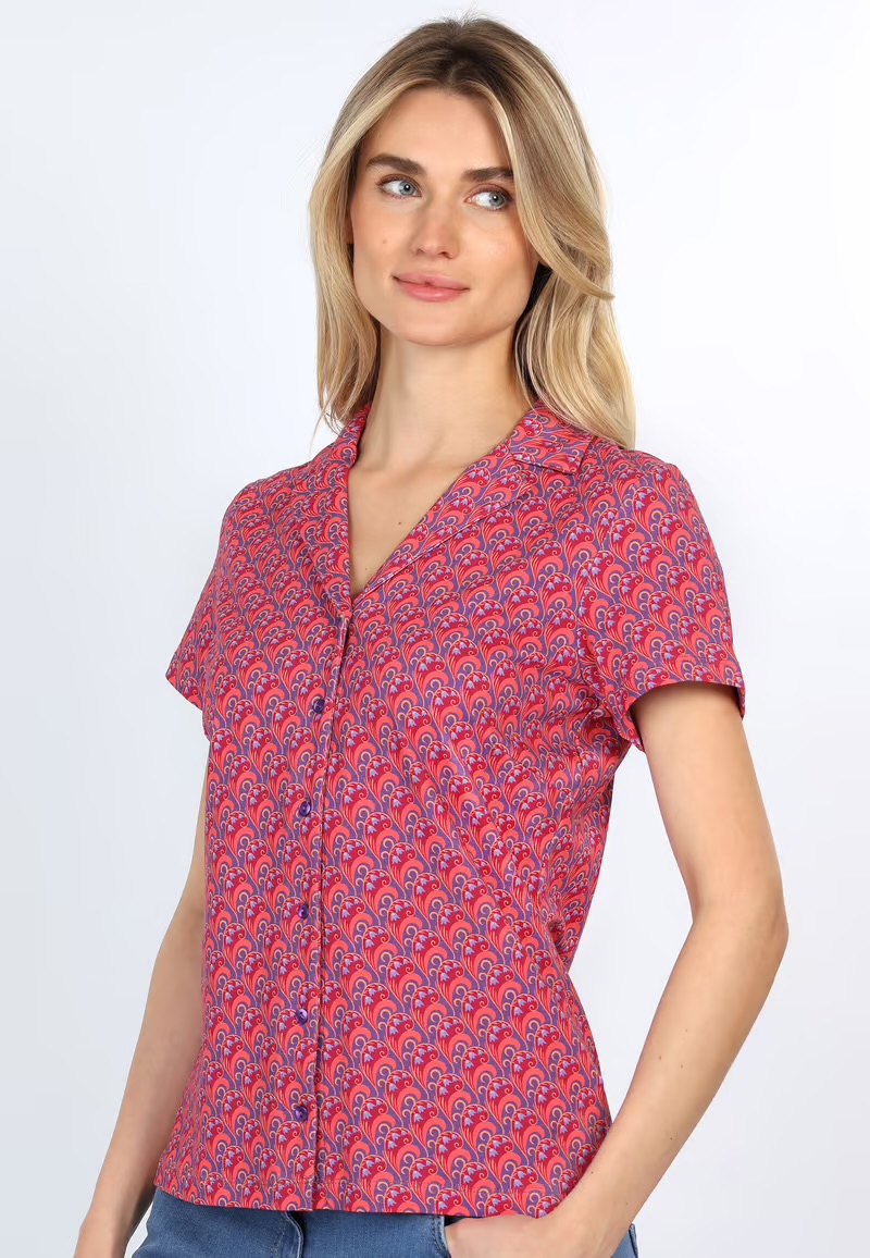 Celestina Blouse  Ruby - 6
