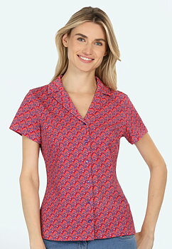 Celestina Blouse  Ruby