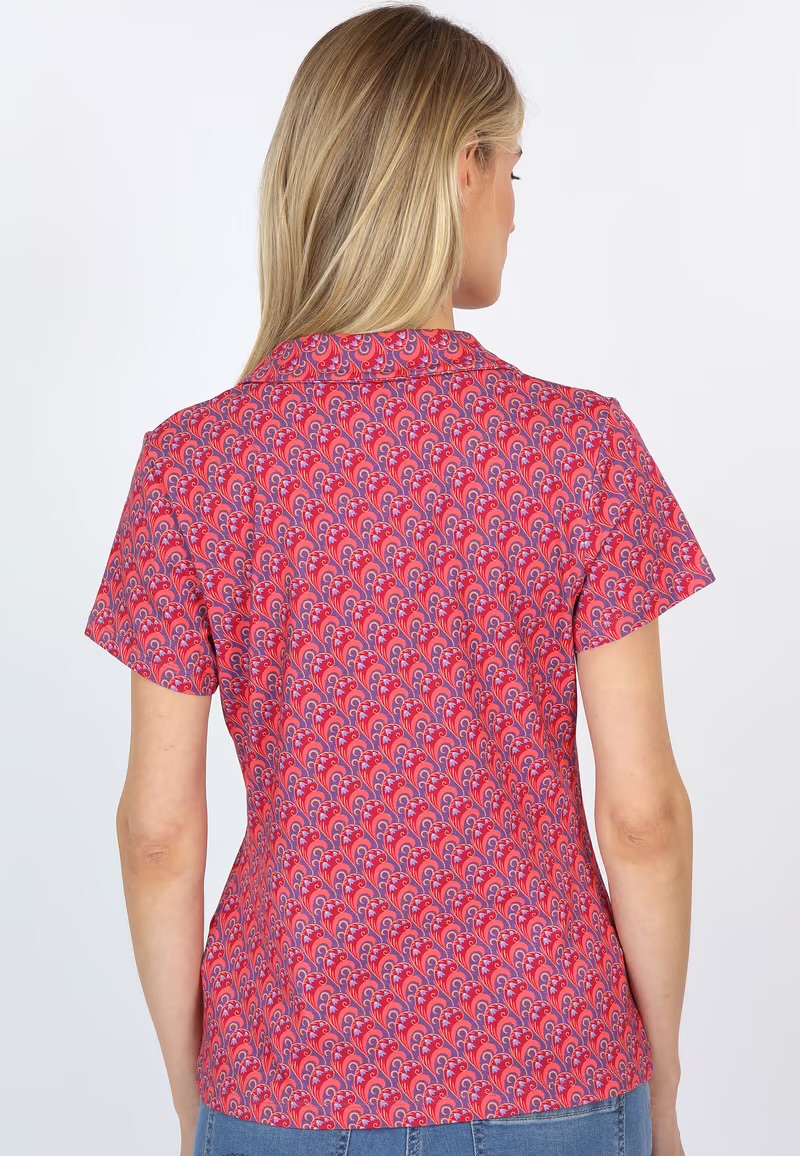 Celestina Blouse  Ruby - 4