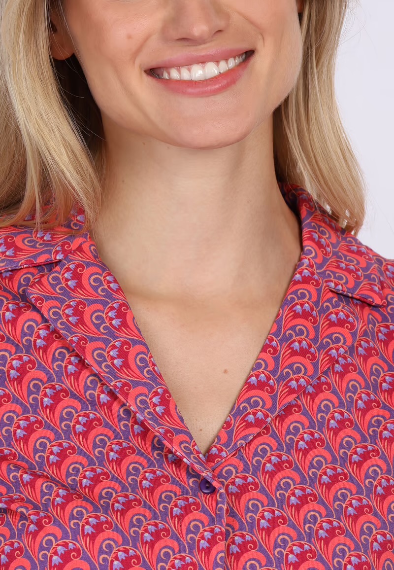 Celestina Blouse  Ruby - 5