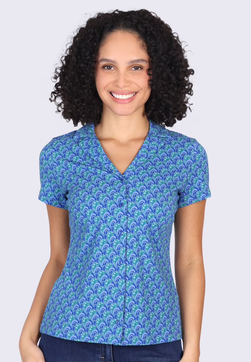 Celestina Blouse  blue