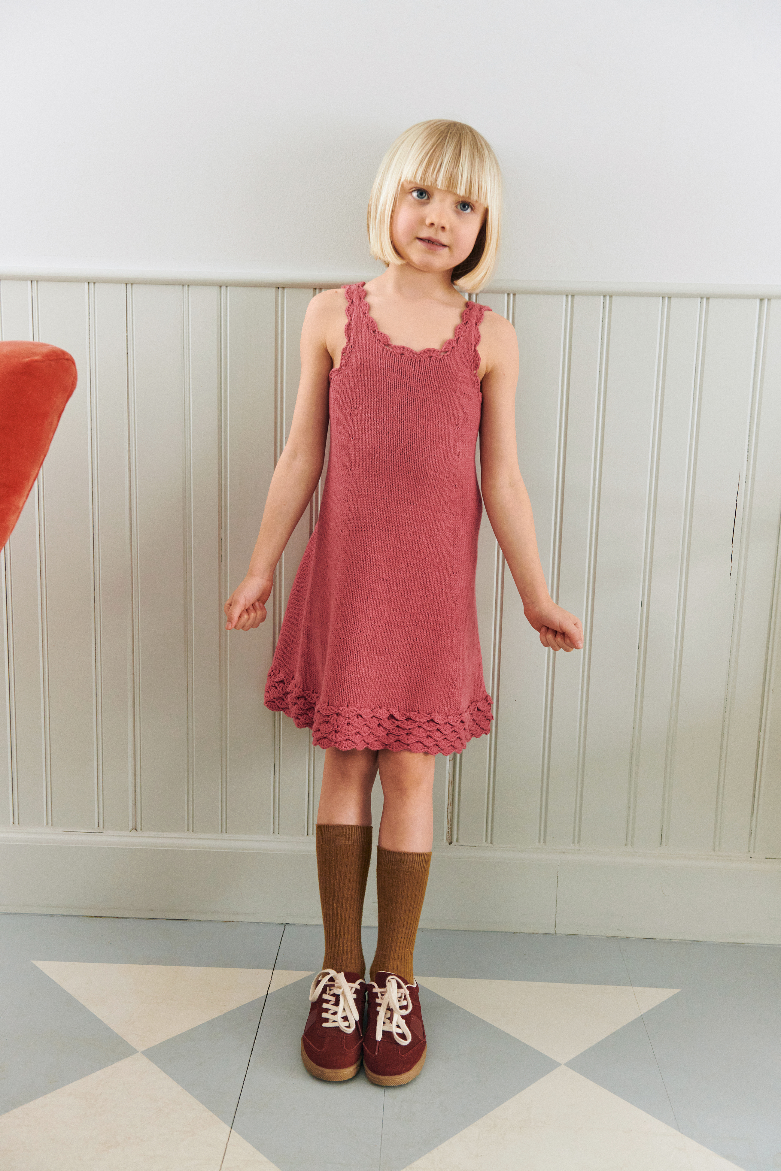 Sandnes Roselyn Dress Junior 2603_01 (21 m st 3,5) - 4