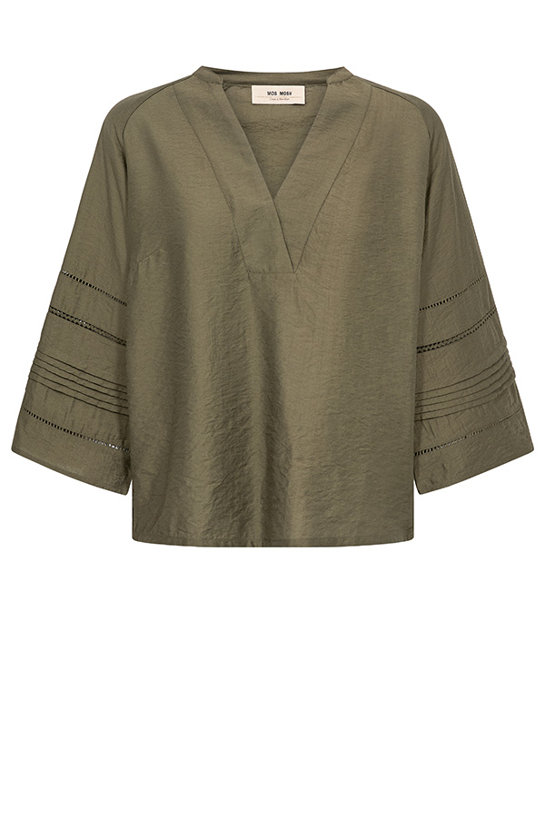 MMAleysa Nila Blouse Olive Night  - 4