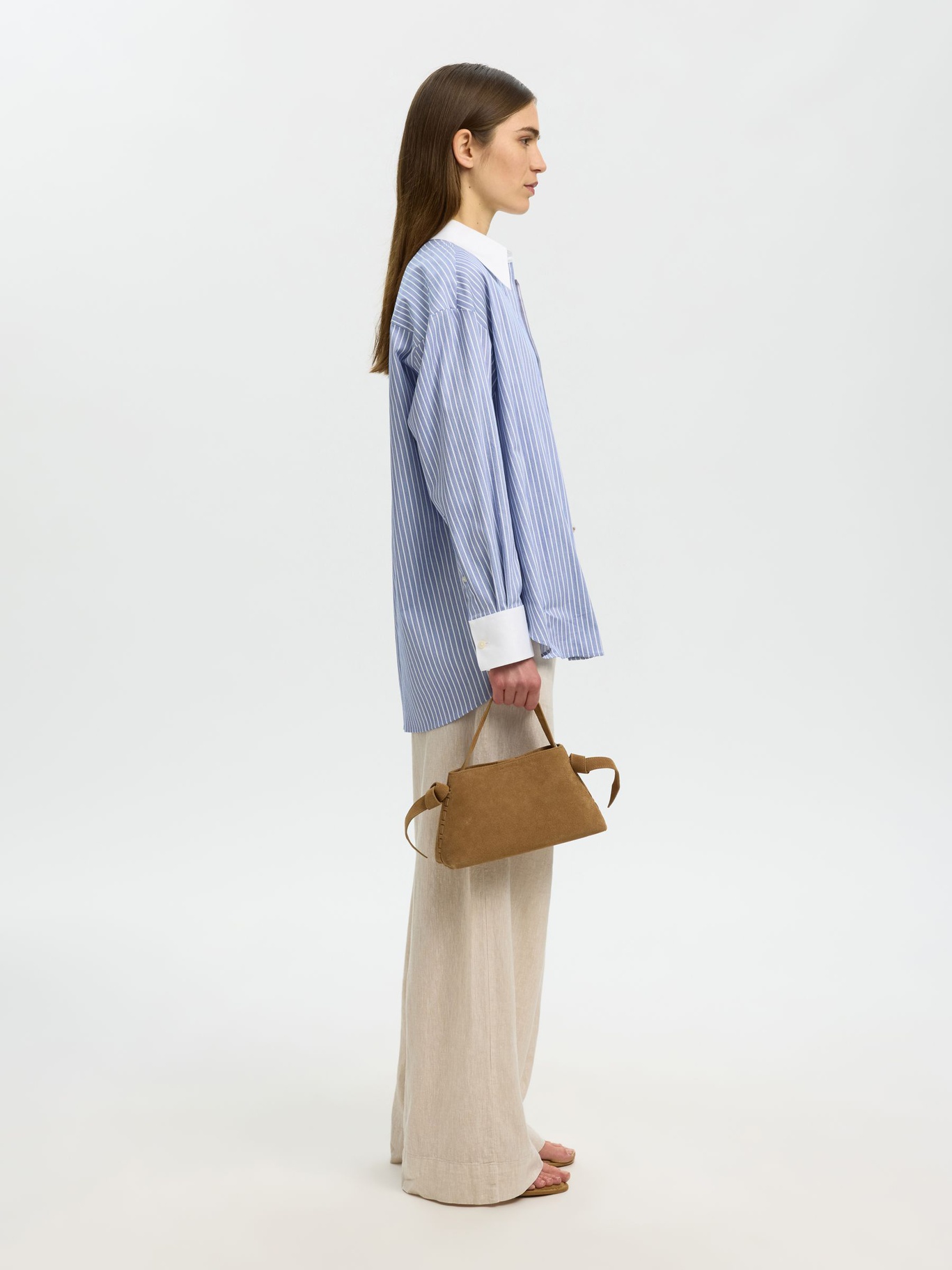 Selected Femme Stella Mini Suede Bag - 3