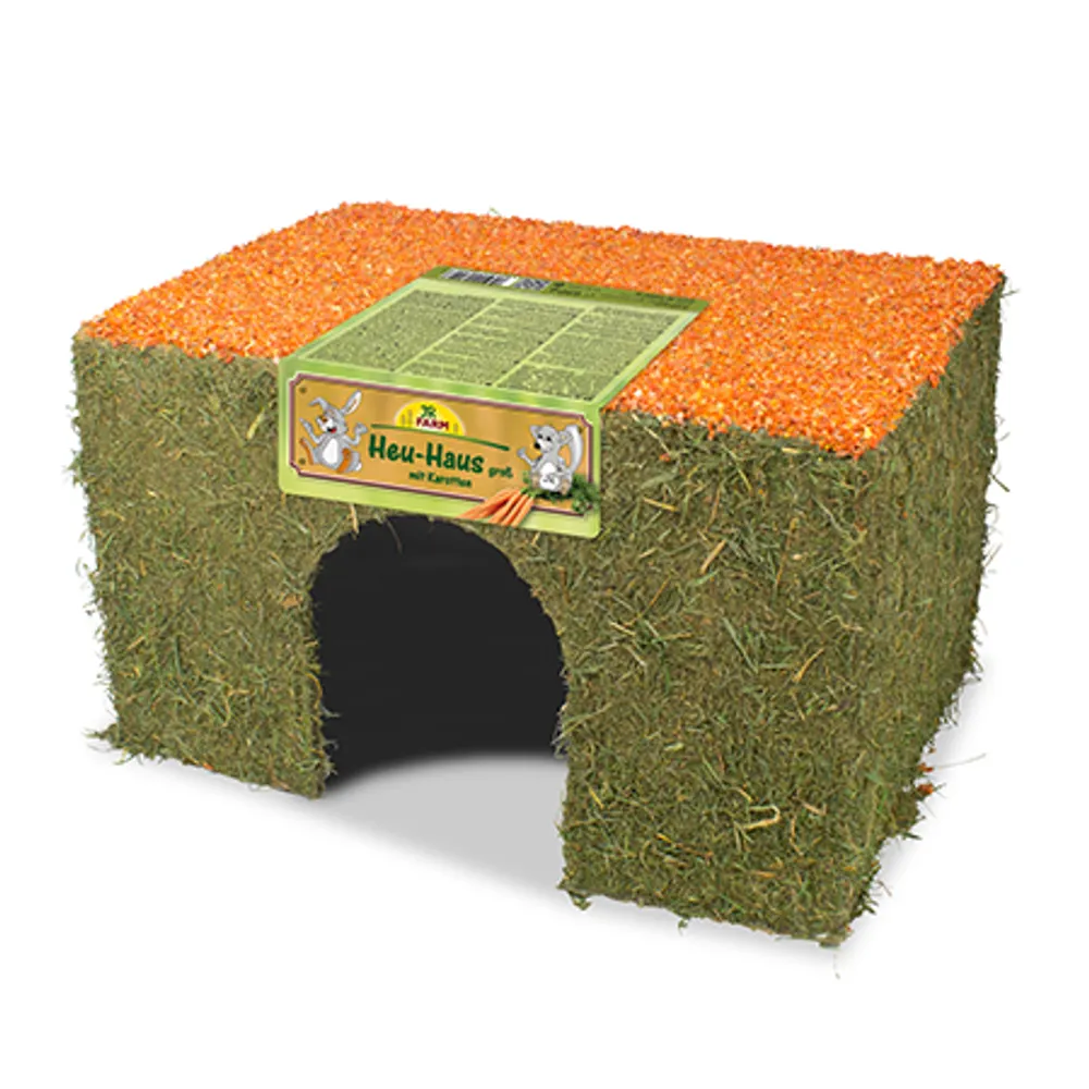 Höhus Med Morotstak 37x24x21cm 650g Large, JR Farm