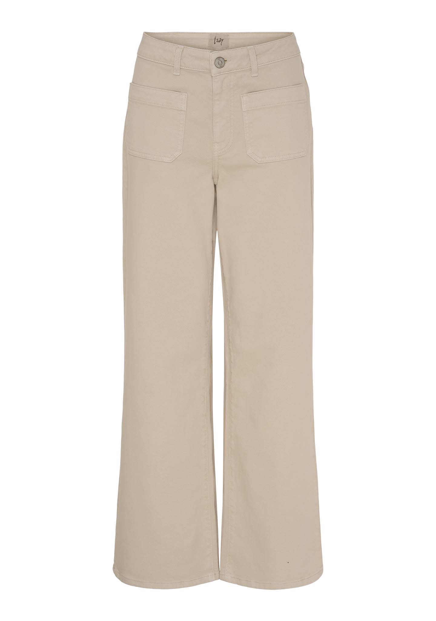Bologna Wide Twill Pant - Dark Sand - Isay - 4