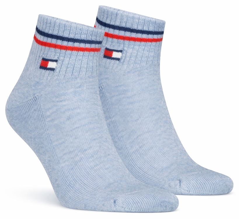 2-Pack Tommy Hilfiger Unisex Quarter Socks