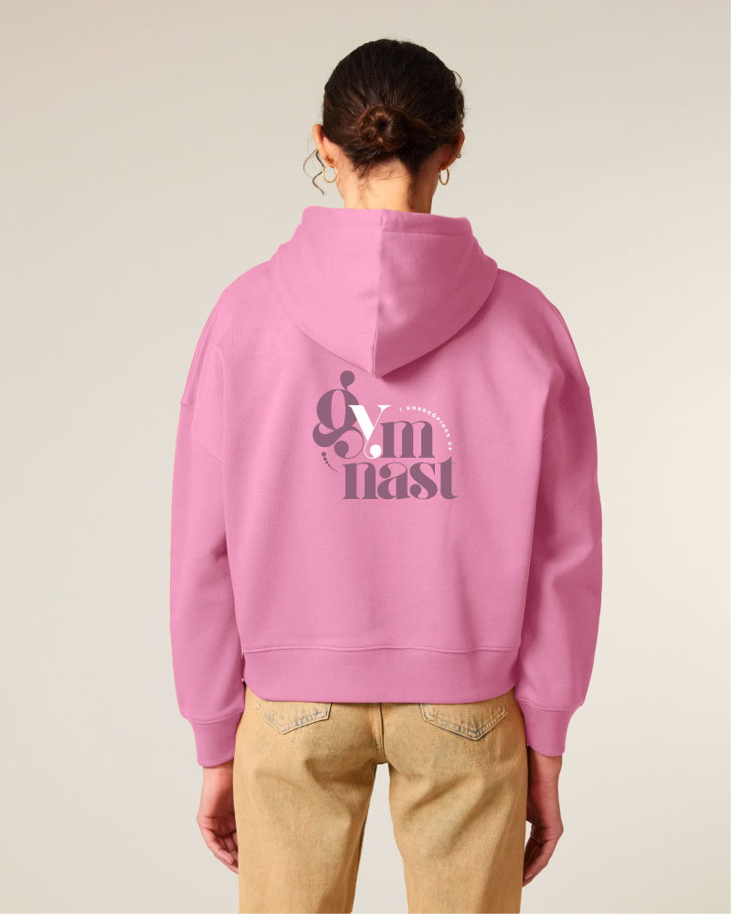 Ladies Hoodie Gymnast Bubble pink