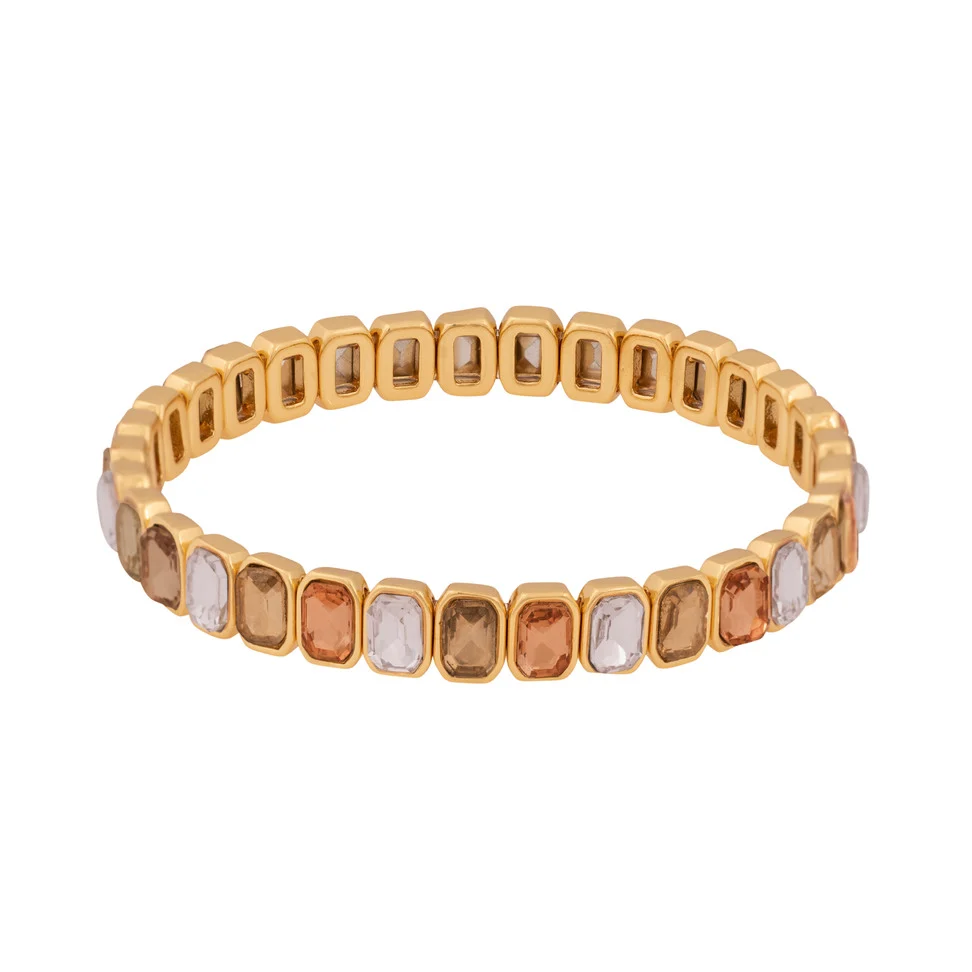 Snö Of Sweden Cathrine Crystal Brace Gold/Brown
