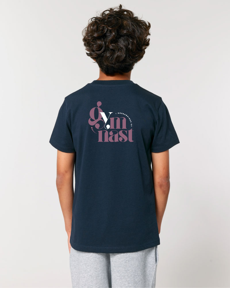 Kids T-shirt Gymnast Navy - 2
