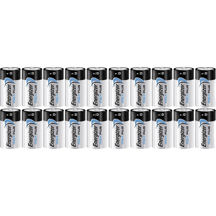 Batteri Max Plus D Energizer 20st/Fp