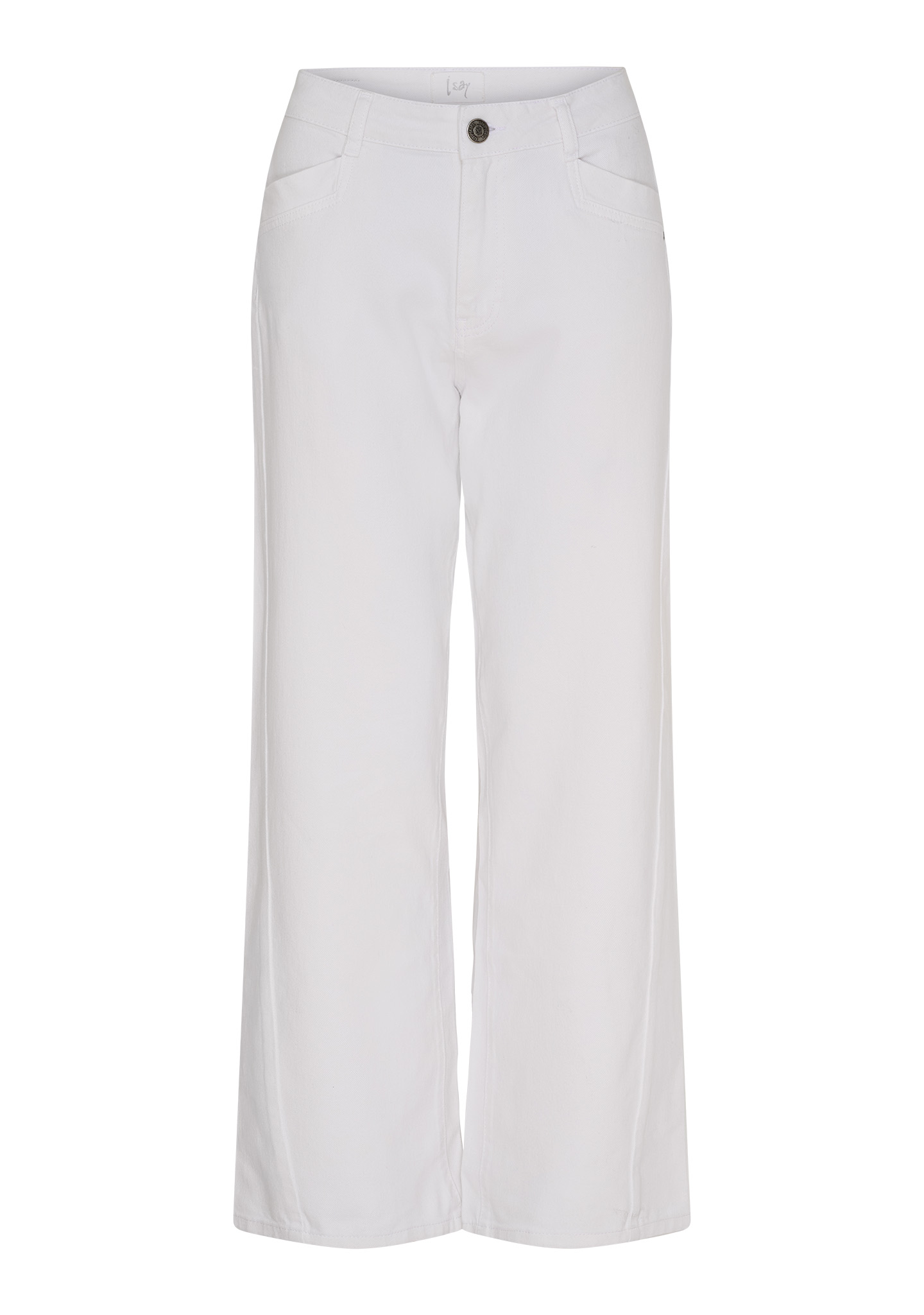 Como Twill Wide Pant - White - Isay - 7
