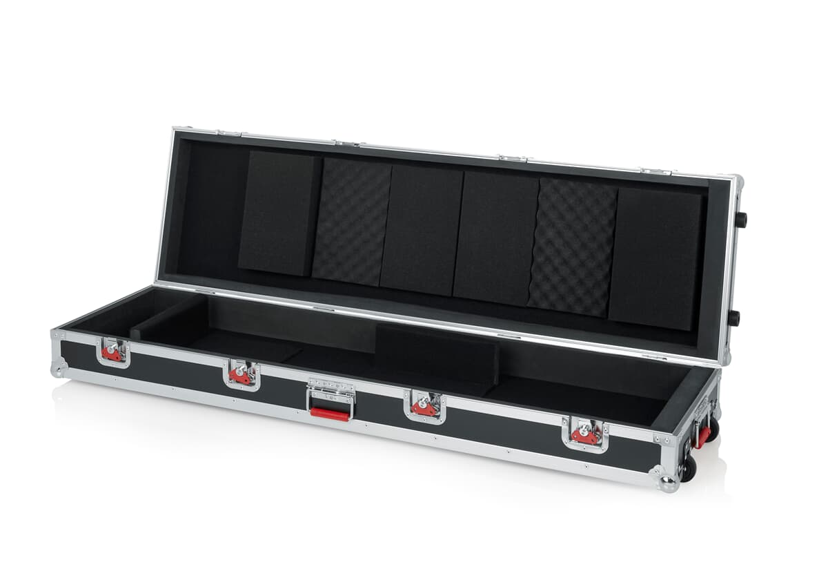 Gator G-TOUR-88V2SL 88 Slim Note Road Case w/ Wheels - 7