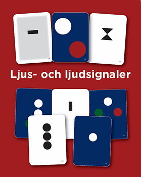 Fritidsskepparens playing cards light and sound signals