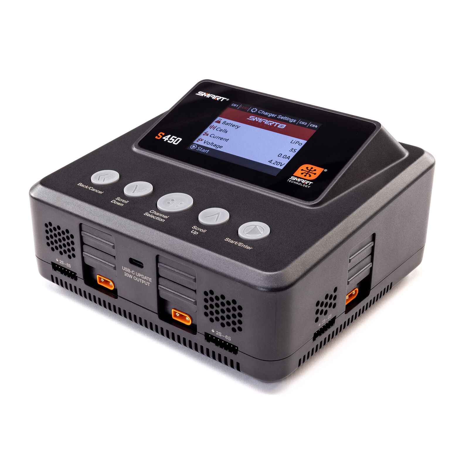 Spektrum SPMXC3040I S450 G2 AC/DC Smart Charger 4x50W - 9