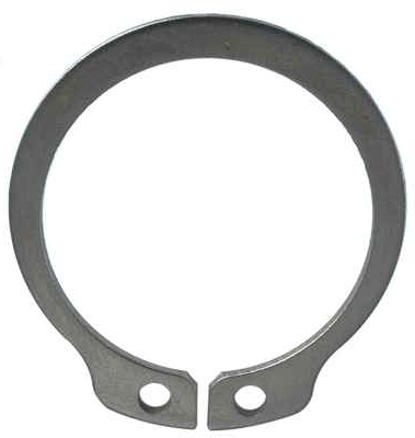 Spårring för axel rostfri 13 mm