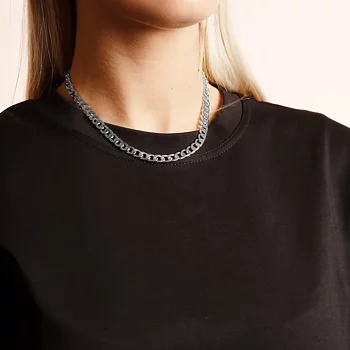 Snö Of Sweden Honey Big Neck 45cm Plain Silver