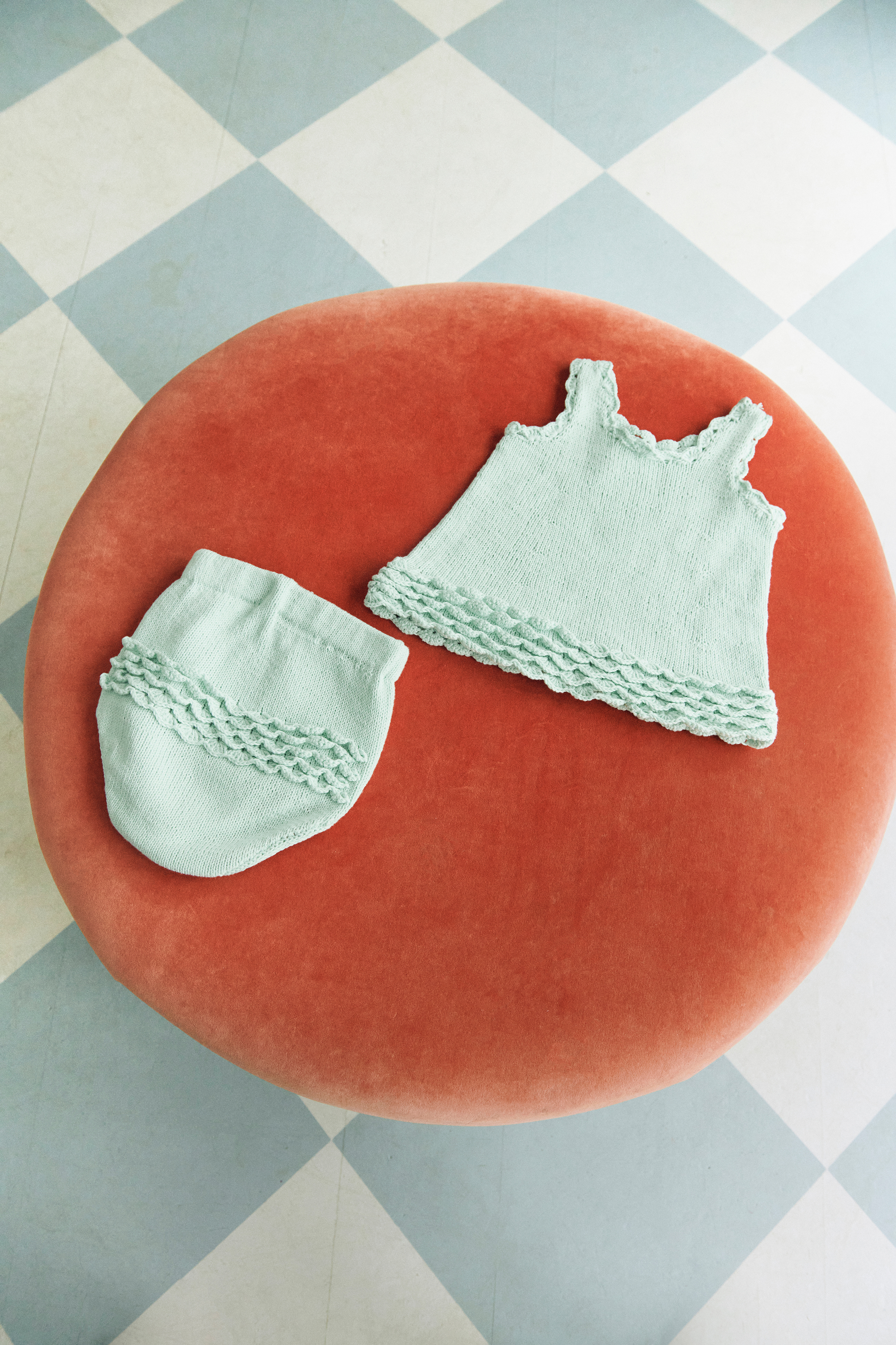 Sandnes Rosette Top, Bloomer & Pants  Baby 2603_07 (27 m st 3) - 7