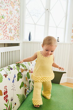Sandnes Rosette Top, Bloomer & Pants  Baby 2603_07 (27 m st 3)